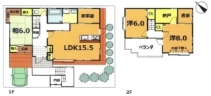 炭山中古戸建 間取り